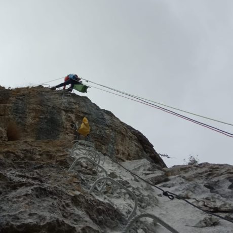 Construcción de vías ferrata en Cantabria